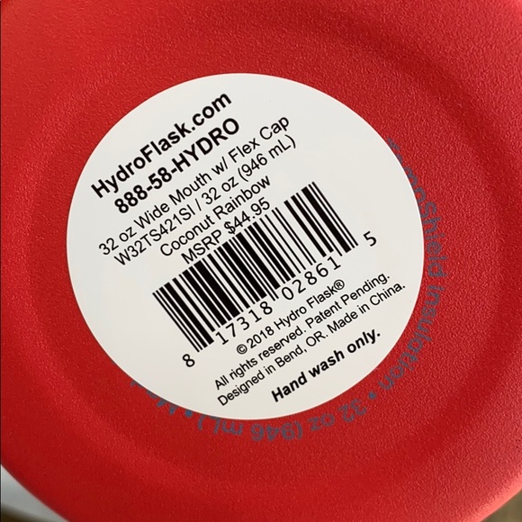 Rainbow Shave ice Hydro flask coconut rainbow - Picture 6 of 8